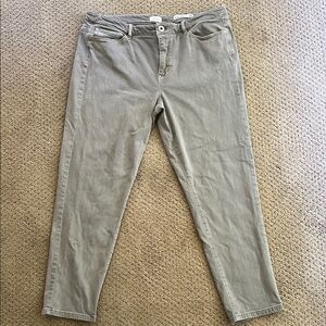 J. Jill Denim Boyfriend Pants in Gray